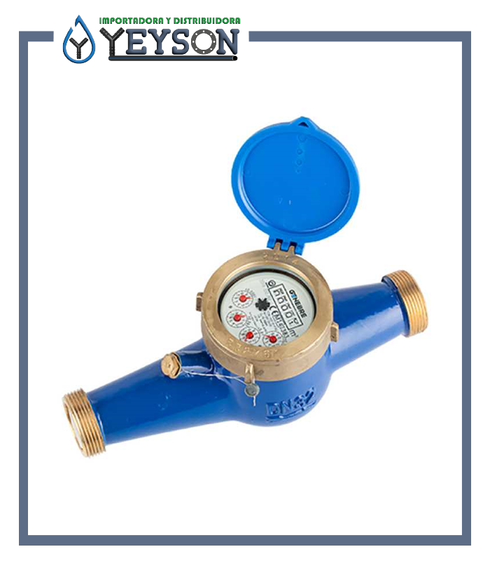 Medidor de agua multiple chorro